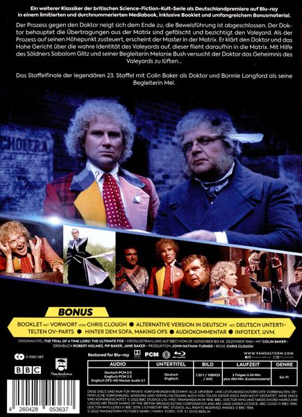 Produktbild: Doctor Who - Sechster Doktor - Das Urteil: Der schlimmste Feind LTD. [2 BRs]