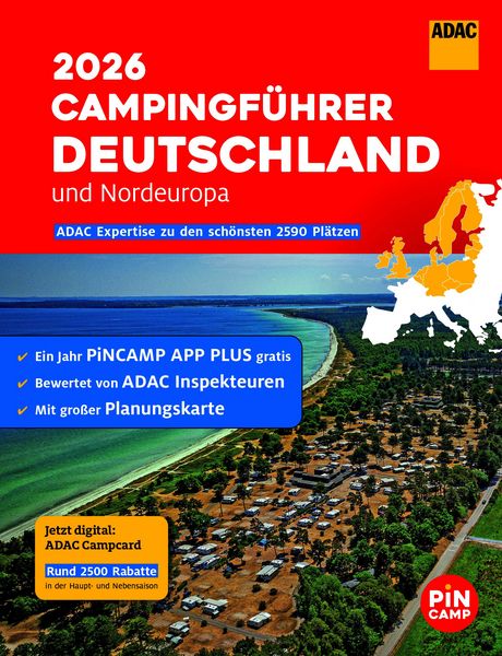 Produktbild: ADAC Campingführer Deutschland/Nordeuropa 2026