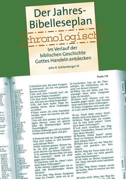 Der Jahres Bibelleseplan chronologisch, Taschenbuch von John R. Kohlenberger, BoD – Books on Demand, 978-3-8334-1052-9