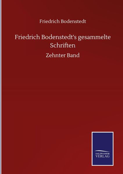 Produktbild: Friedrich Bodenstedt's gesammelte Schriften