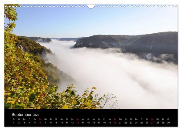 Produktbild: Das Donautal - Wanderparadies auf der Schw&auml;bischen Alb (Wandkalender 2026 DIN A3 quer), CALVENDO Monatskalender