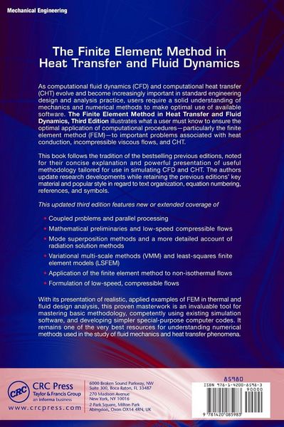 Produktbild: The Finite Element Method in Heat Transfer and Fluid Dynamics