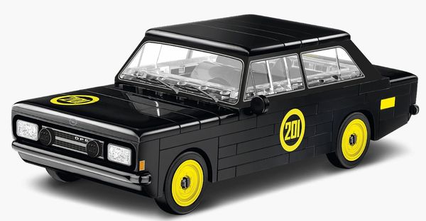 Produktbild: COBI Youngtimer 24597 - Opel Rekord C-Schwarze Witwe, Bausatz, 1:35, 138 Bauteile