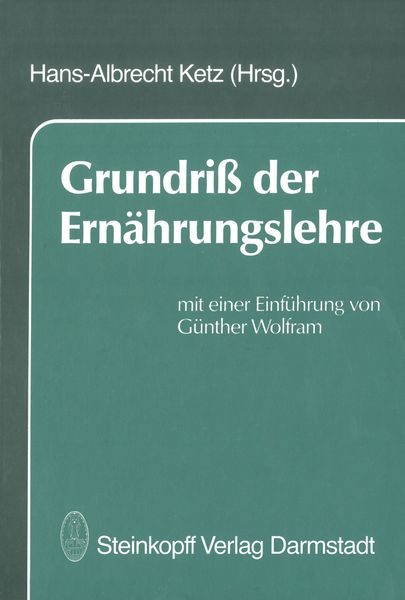 Produktbild: Grundri&szlig; der Ern&auml;hrungslehre