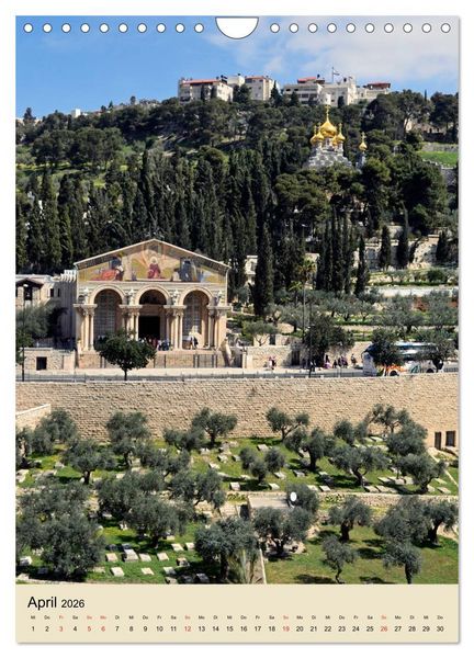 Produktbild: Jerusalem - Jeruschalajim (Wandkalender 2026 DIN A4 hoch), CALVENDO Monatskalender