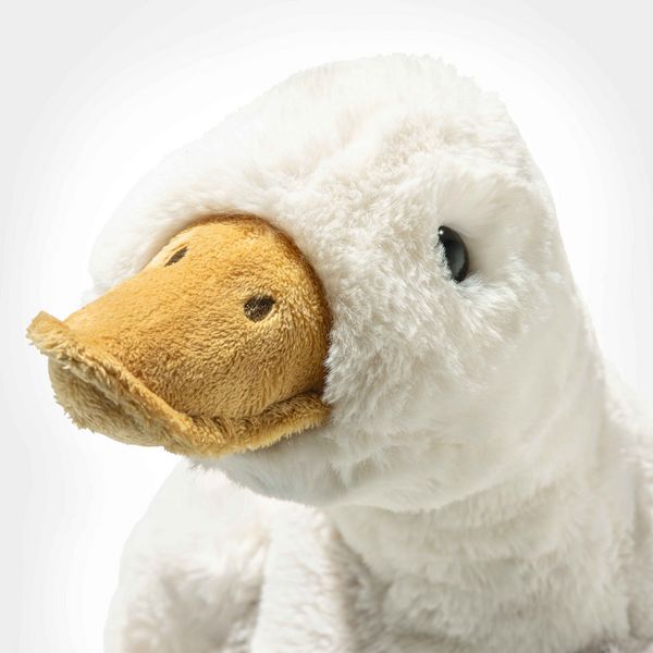 Produktbild: Steiff 075506 - Gans Gilda, wei&szlig;, Pl&uuml;schtier, 47 cm