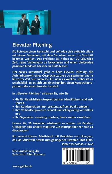 Produktbild: Elevator Pitching