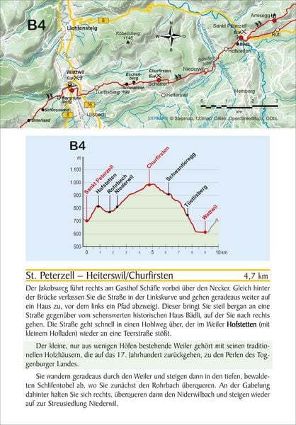 Produktbild: Schweiz: Jakobsweg vom Bodensee zum Genfersee