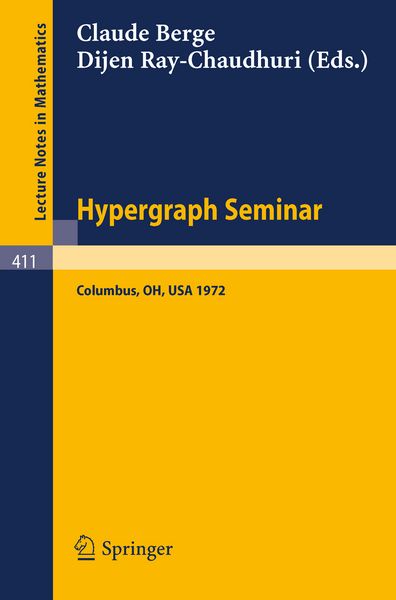 Produktbild: Hypergraph Seminar