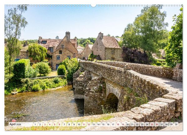 Produktbild: Normandie &ndash; Wo Natur auf Kultur trifft (Wandkalender 2026 DIN A2 quer), CALVENDO Monatskalender