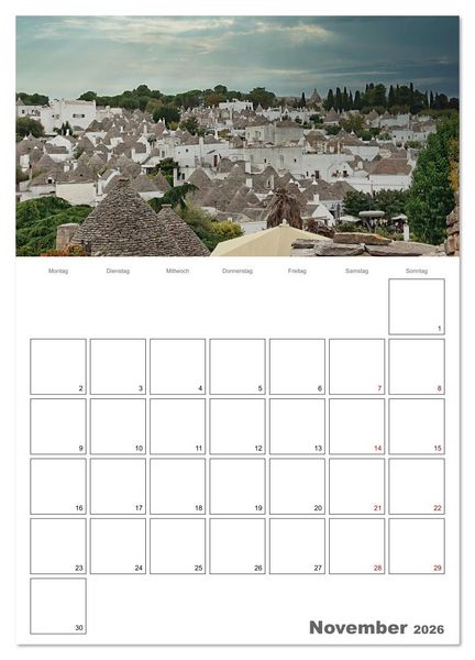 Produktbild: Faszinierendes Apulien (Wandkalender 2026 DIN A4 hoch), CALVENDO Monatskalender
