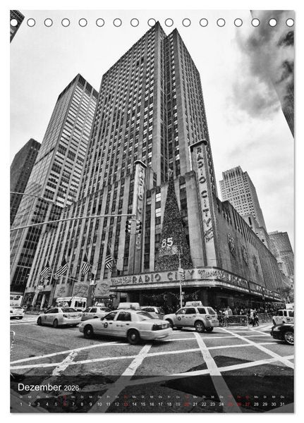 Produktbild: New York - The Big Apple (Tischkalender 2026 DIN A5 hoch), CALVENDO Monatskalender