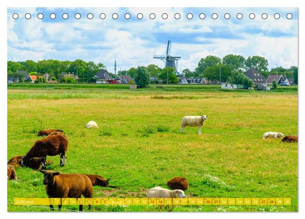 Produktbild: Feeling Holland (Tischkalender 2026 DIN A5 quer), CALVENDO Monatskalender