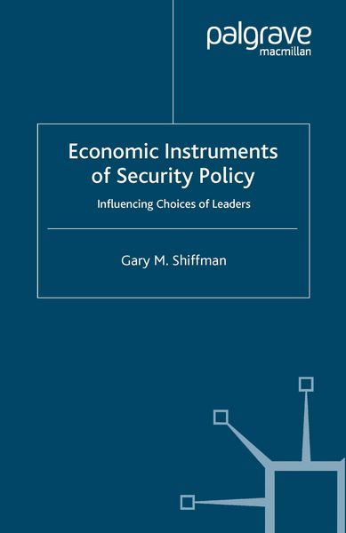 Produktbild: Economic Instruments of Security Policy