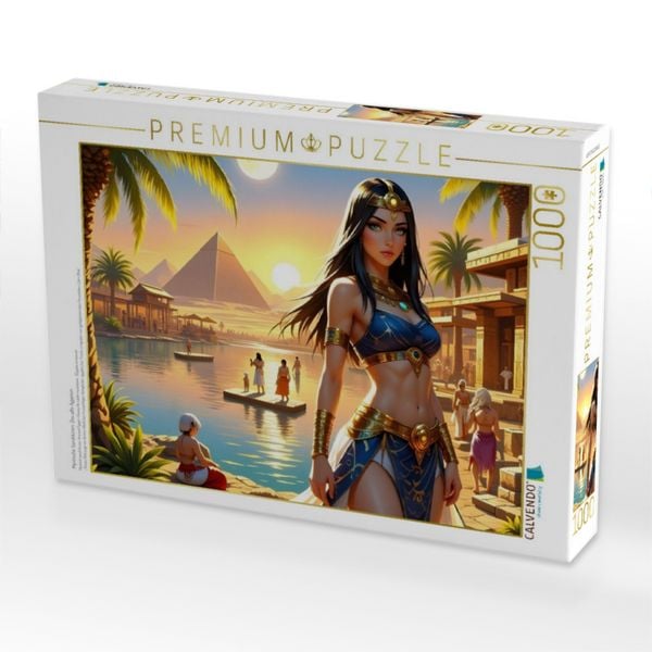 Produktbild: CALVENDO Puzzle Mystische Sandd&uuml;nen: Das alte &Auml;gypten | 1000 Teile Lege-Gr&ouml;&szlig;e 64x48cm Foto-Puzzle f&uuml;r gl&uuml;ckliche Stunden