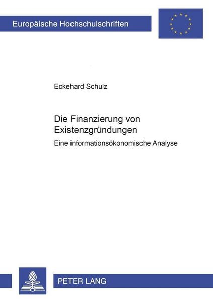 Produktbild: Schulz, E: Finanzierung von Existenzgr&uuml;ndungen