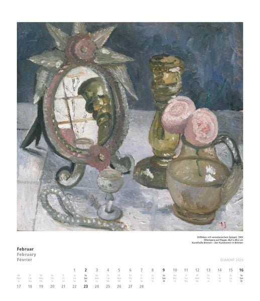 Produktbild: Paula Modersohn-Becker 2025 - Kunstkalender - Wandkalender