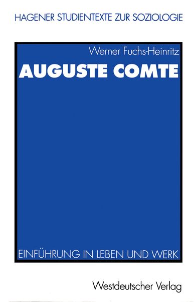 Produktbild: Auguste Comte