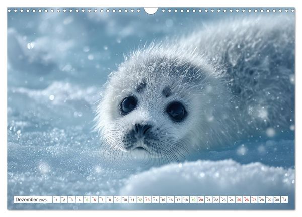Produktbild: Flauschige Momente (Wandkalender 2026 DIN A3 quer), CALVENDO Monatskalender