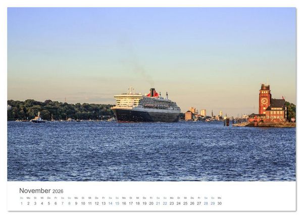 Produktbild: Die Elbmetropole Hamburg (Tischkalender 2026 DIN A5 quer), CALVENDO Monatskalender