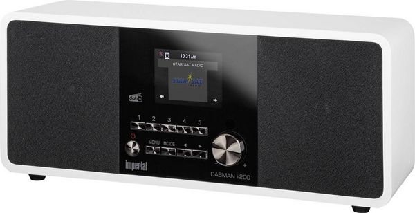 Produktbild: Imperial Dabman i200 Internet Tischradio DAB+, UKW, Internet AUX, USB, Internetradio Wei&szlig;
