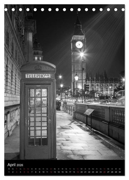 Produktbild: Big City London (Tischkalender 2026 DIN A5 hoch), CALVENDO Monatskalender