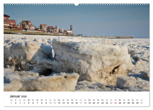 Produktbild: Maritime Impressionen Wilhelmshaven (Wandkalender 2026 DIN A2 quer), CALVENDO Monatskalender