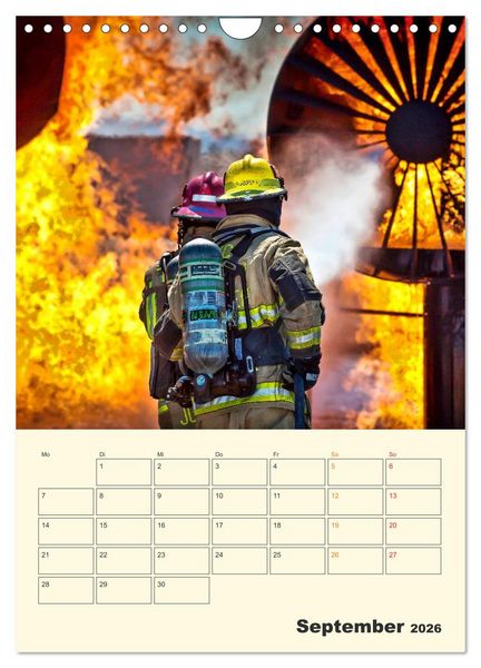 Produktbild: Feuerwehr - selbstloser Dienst weltweit (Wandkalender 2026 DIN A4 hoch), CALVENDO Monatskalender