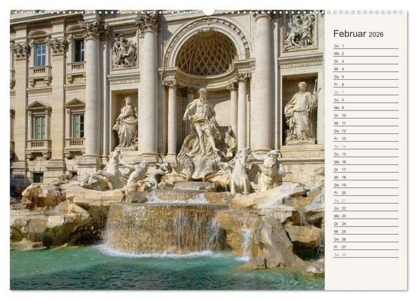 Produktbild: Rom - Die Ewige Stadt (hochwertiger Premium Wandkalender 2026 DIN A2 quer), Kunstdruck in Hochglanz