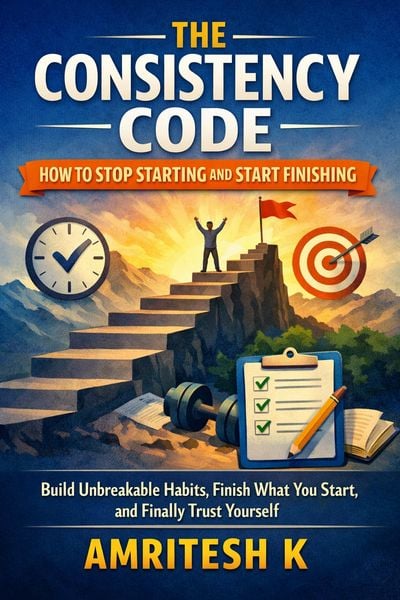 Produktbild: The Consistency Code: How to Stop Starting and Start Finishing