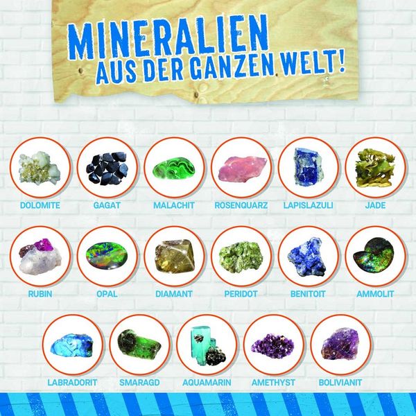 Produktbild: Lisciani 301026 - Woozle Goozle, Edelsteine aus aller Welt, Edelsteine zum Ausgraben, Entdecken und Sammeln, Toggo