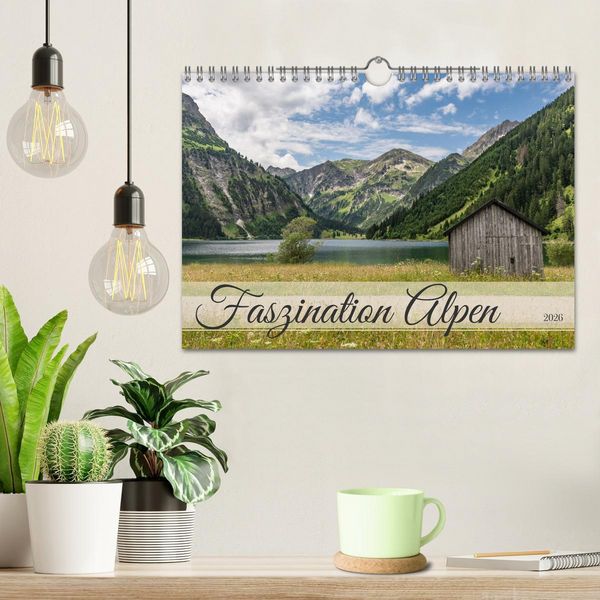 Produktbild: Faszination Alpen (Wandkalender 2026 DIN A4 quer), CALVENDO Monatskalender