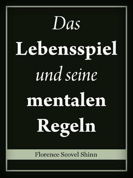 Produktbild: Das Lebensspiel und seine mentalen Regeln