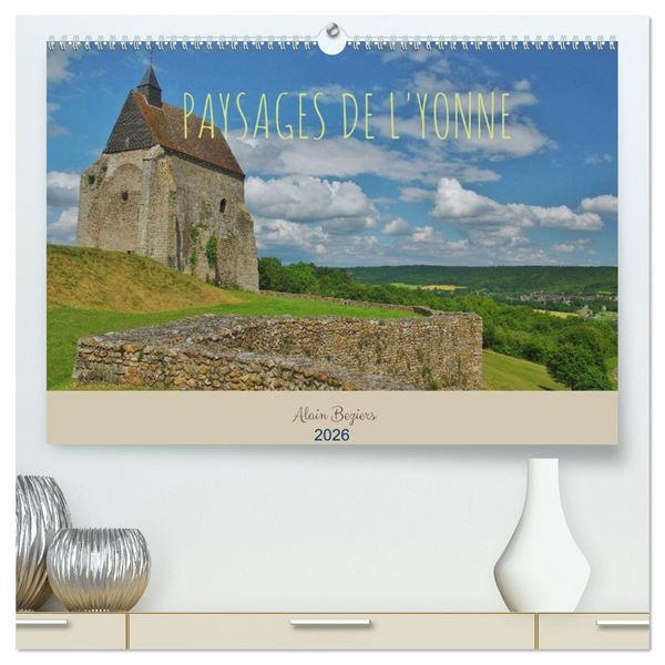Produktbild: Paysages de l'Yonne (Calendrier mural 2026 DIN A2 vertical) calendrier de bureau