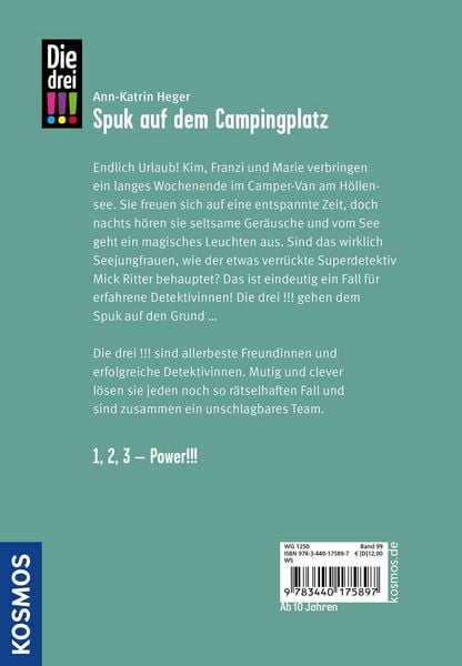 Produktbild: Die drei !!!, 99, Spuk auf dem Campingplatz