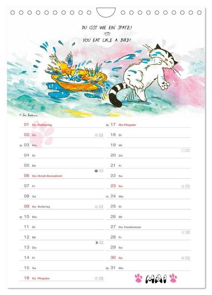 Produktbild: Kater Jacob: kleine Katzenweisheiten (Wandkalender 2027 DIN A4 hoch), CALVENDO Monatskalender