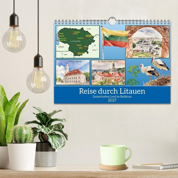 Produktbild: Reise durch Litauen (Wandkalender 2027 DIN A4 quer), CALVENDO Monatskalender