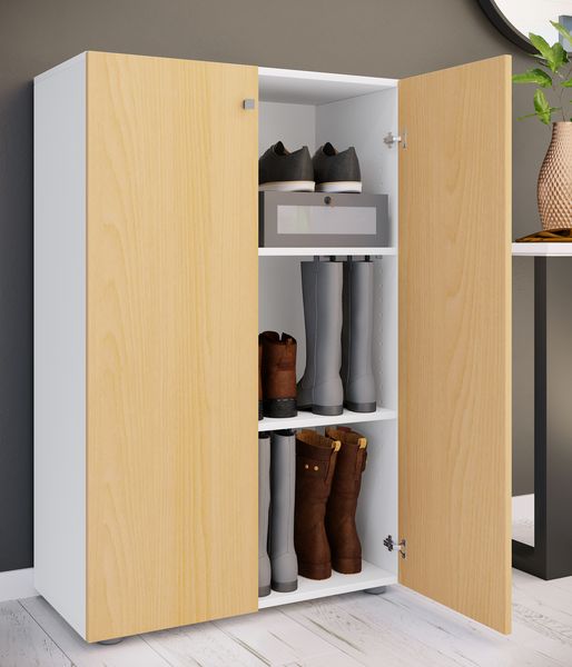 Produktbild: Holz Schuhschrank Schuhregal Schuhkommode Lona 3