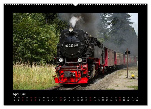 Produktbild: Dampferlebnis im Harz (Wandkalender 2026 DIN A2 quer), CALVENDO Monatskalender