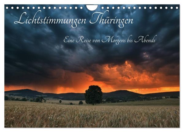 Produktbild: Lichtstimmungen Th&uuml;ringen - Eine Reise von Morgens bis Abends (Wandkalender 2026 DIN A4 quer), CALVENDO Monatskalender