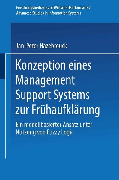 Produktbild: Konzeption eines Management Support Systems zur Fr&uuml;haufkl&auml;rung