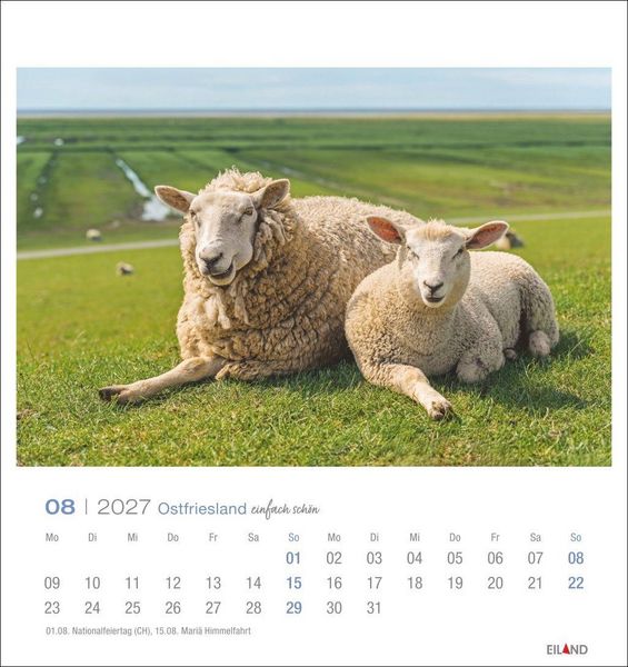 Produktbild: Ostfriesland Postkartenkalender 2027 - einfach sch&ouml;n