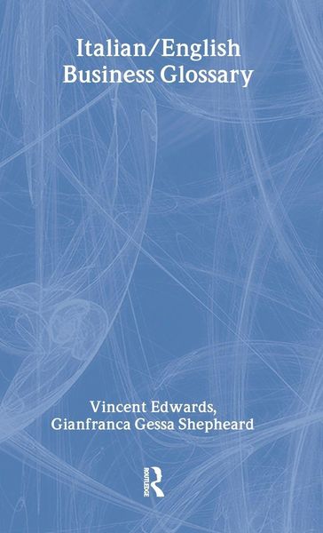 Produktbild: Italian/English Business Glossary