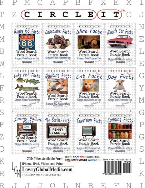 Produktbild: Circle It, Jimmy Fallon Facts, Word Search, Puzzle Book