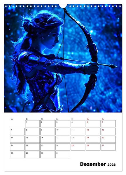 Produktbild: Die Konstellationen der Sterne (Wandkalender 2026 DIN A3 hoch), CALVENDO Monatskalender