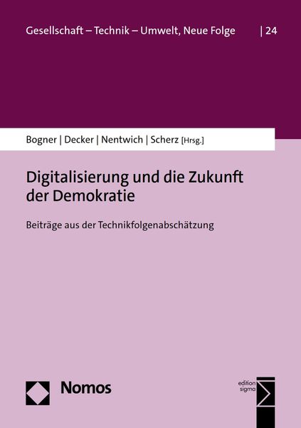 Produktbild: Digitalisierung und die Zukunft der Demokratie