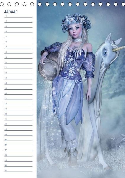 Produktbild: M&auml;dchen im Manga Style (Tischkalender immerw&auml;hrend DIN A5 hoch)