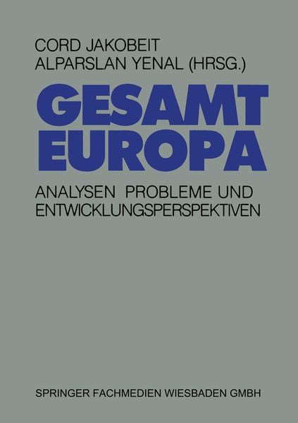 Gesamteuropa, Taschenbuch von , VS Verlag für Sozialwissenschaften, 9783322960122