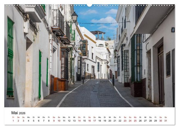 Produktbild: Conil de la Frontera - Ein traumhaftes andalusisches Dorf am Atlantik (hochwertiger Premium Wandkalender 2026 DIN A2 quer), Kunstdruck in Hochglanz