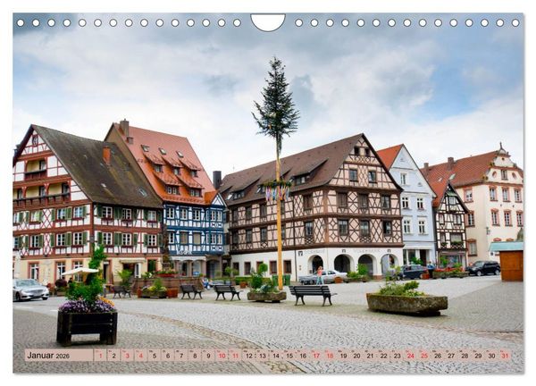 Produktbild: Historisches Gengenbach (Wandkalender 2026 DIN A4 quer), CALVENDO Monatskalender